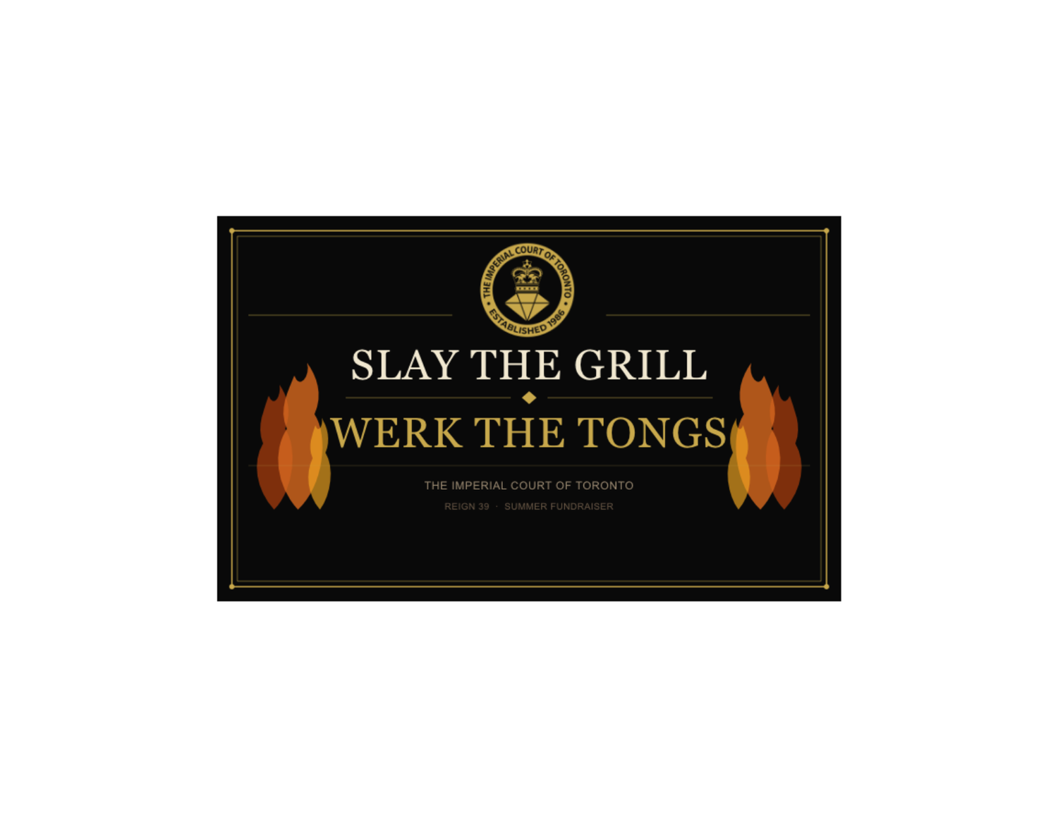 Slay the Grill Werk the Tongs