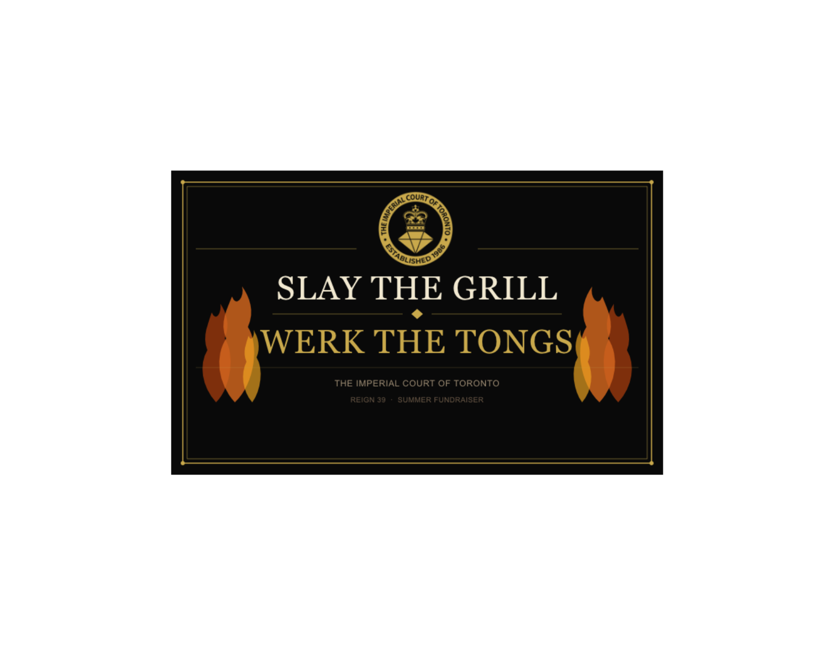Slay the Grill Werk the Tongs